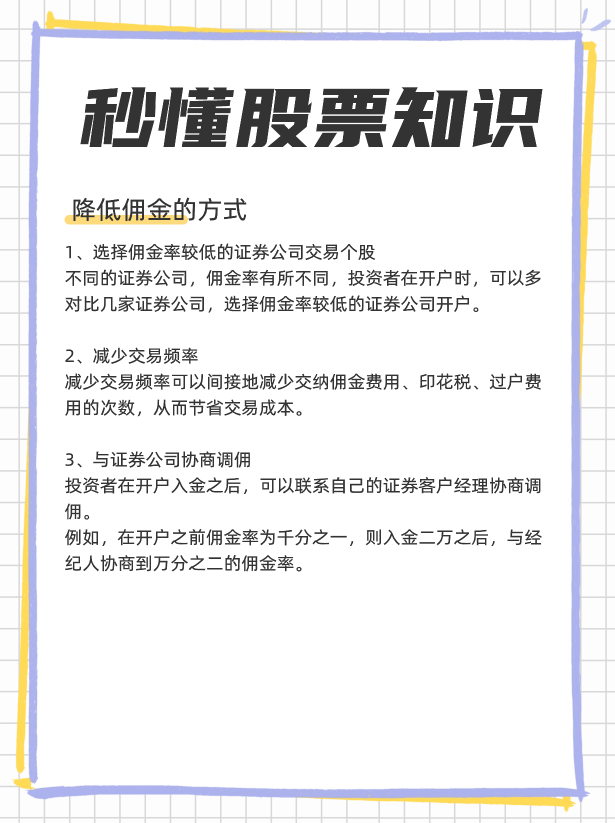 已开户发现手续费太高了，还能调吗？