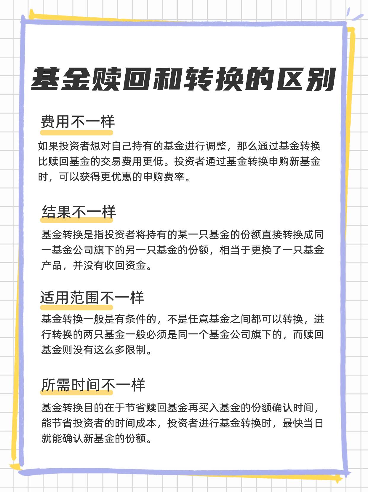 基金赎回和转换的区别？赎回有哪些技巧？