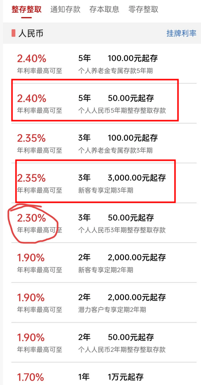 工行五年期利率多少？10万存工商银行5年多少钱？
